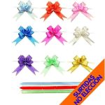 PACK 10 MOÑAS REGALO 30 mm COLORES SURTIDOS