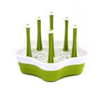 ESCURRIDOR DE PLÁSTICO CON BANDEJA PARA VASOS