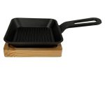 PLANCHA DE HIERRO CON BASE DE MADERA