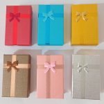 CAJITAS DE REGALO CON MOÑO PARA BIJOUTERIE