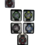 RELOJ PULSERA ANTI AGUA VARIOS COLORES EN CAJA