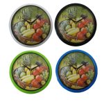 RELOJ DE PARED DISEÑOS FRUTAS VARIOS COLORES 28 cm DIÁMETRO