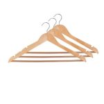 PERCHAS DE MADERA PACK 3 UNIDADES 45 CM