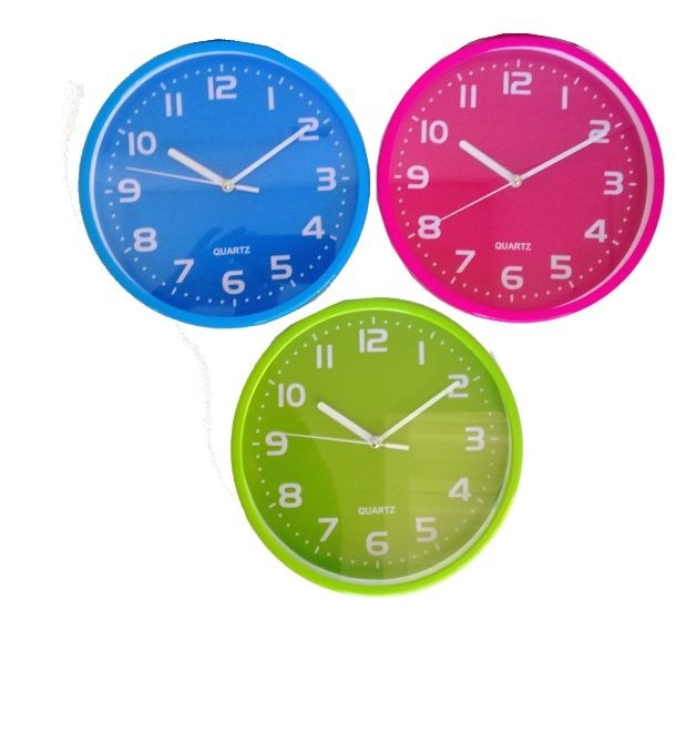CLMI2853 RELOJ DE PARED REDONDOS COLORES LISOS 23 cm DIÁMETRO - Imagen 1