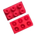 MOLDE DE SILICONA PARA POSTRES  6 CAVIDADES