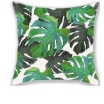 ALMOHADON 45 x 45 cm HOJAS MONSTERA