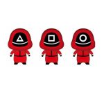 3 GLOBOS PERSONAJES JUEGO DEL CALAMAR