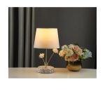 LÁMPARA DE MESA 30 cm CON FLORERO EN LA BASE