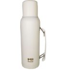 TERMO DE ACERO INOXIDABLE 1 LITRO BLANCO EXCELENTE CALIDAD