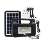 KIT DE ILUMINACIÓN CARGA SOLAR RADIO POWER BANK