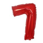 GLOBO N°7 80 CM ROJO